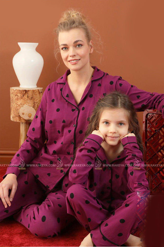 Mother and her Daughter Pajama Set