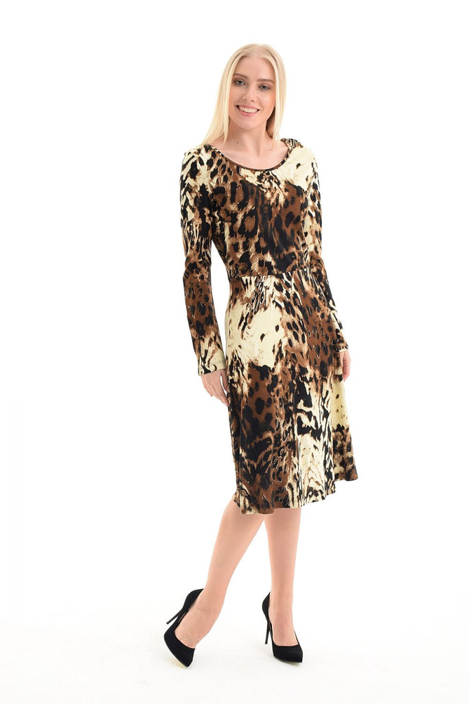 Women's Leopard Pattern Short Dress