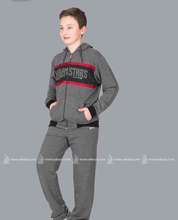 Activewear - Gray - With Zipper