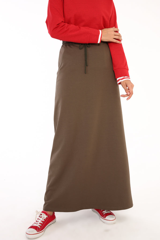 Women's Basic Khaki Skirt