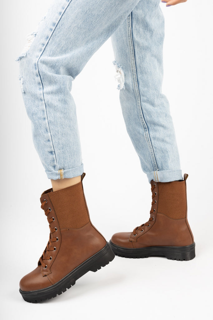 Women's Lace-up Ginger Boots