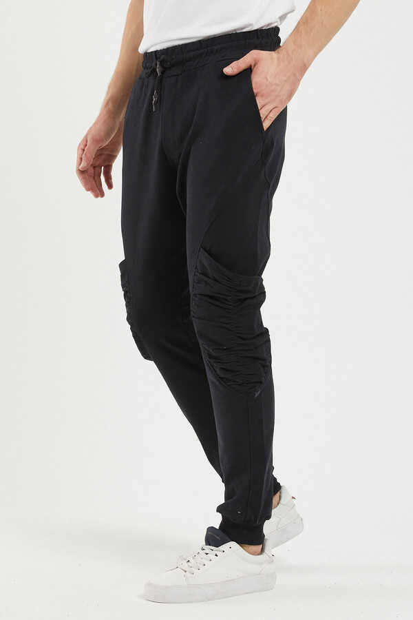 Men's Pocket Black Sport Pants