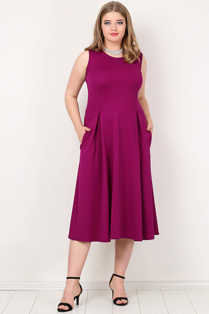 Women's Oversize Purple Dress