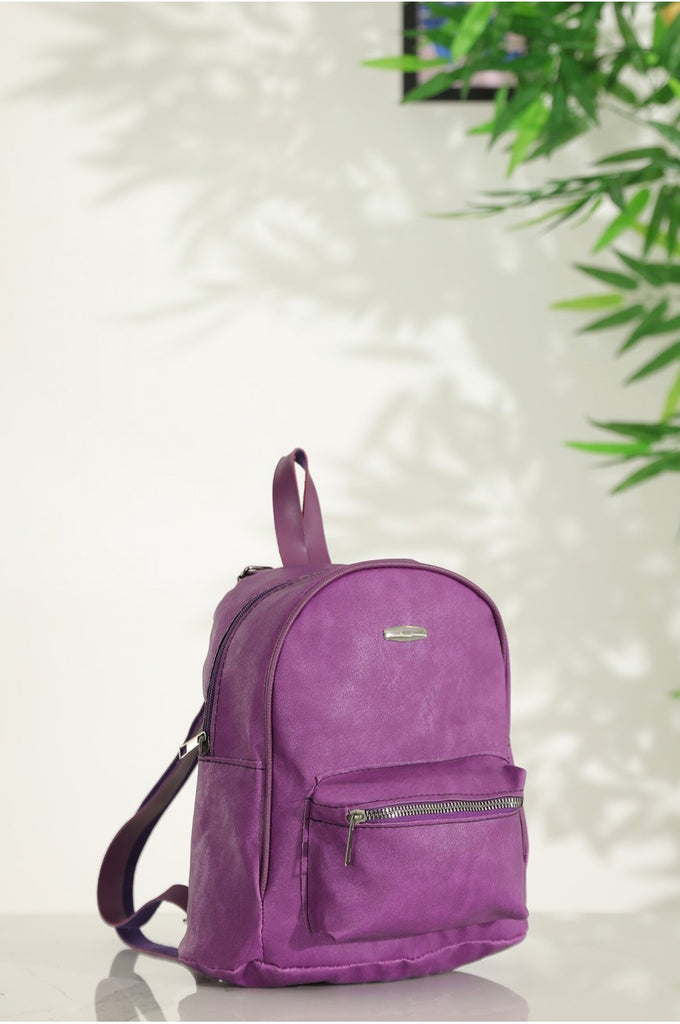 Women's Purple Casual Backpack